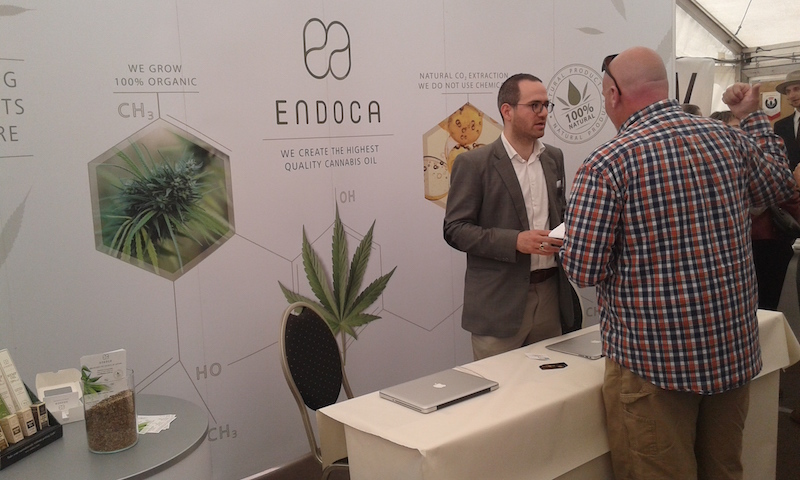 ENDOCA, a U.S. and Euro-based developer of CBD paste and oil at the EIHA Conference in May, 2015.