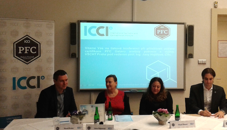 ICCI press conference in Prague, Czech Republic.