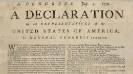 Declaration of Independence was written on parchment, not hemp paper.