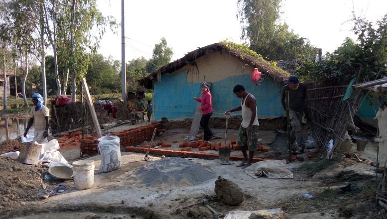 Hemp construction in Nepal.