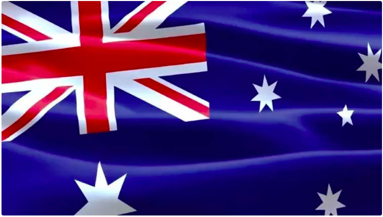 Australia CBD flag of Australia