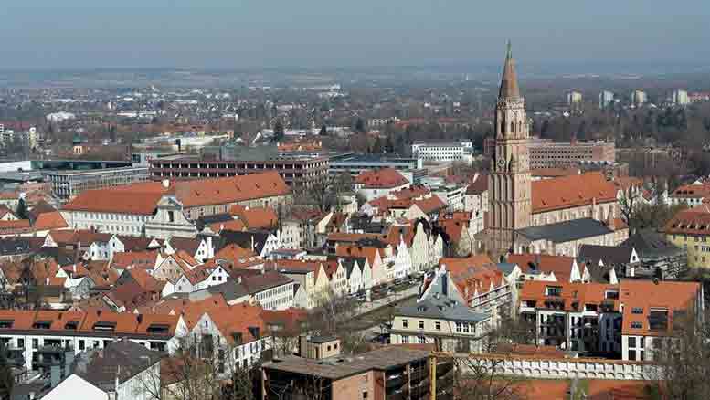 Landshut, population 72,000, straddles the River Isar in Bavaria.