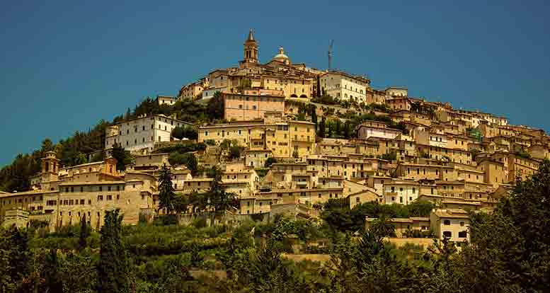 Trevi, an ancient town and commune in Umbria