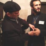 Wardrobe adjustment for our Chief Philosophy Officer, Haile Selassie
