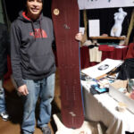The hand-made splitboard from Pure Snowboards, Poland, was popular among the Colorado crowd. The hand-made splitboard from Pure Snowboards, Poland, was popular among the Colorado crowd.