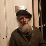Dedication of the Wolf Jordan Room, and Wolf in his hemp beret, gift of Hana.